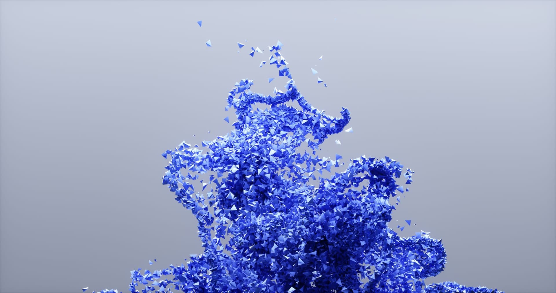 Burst of geometric shards — every coding session starts mid-thought.