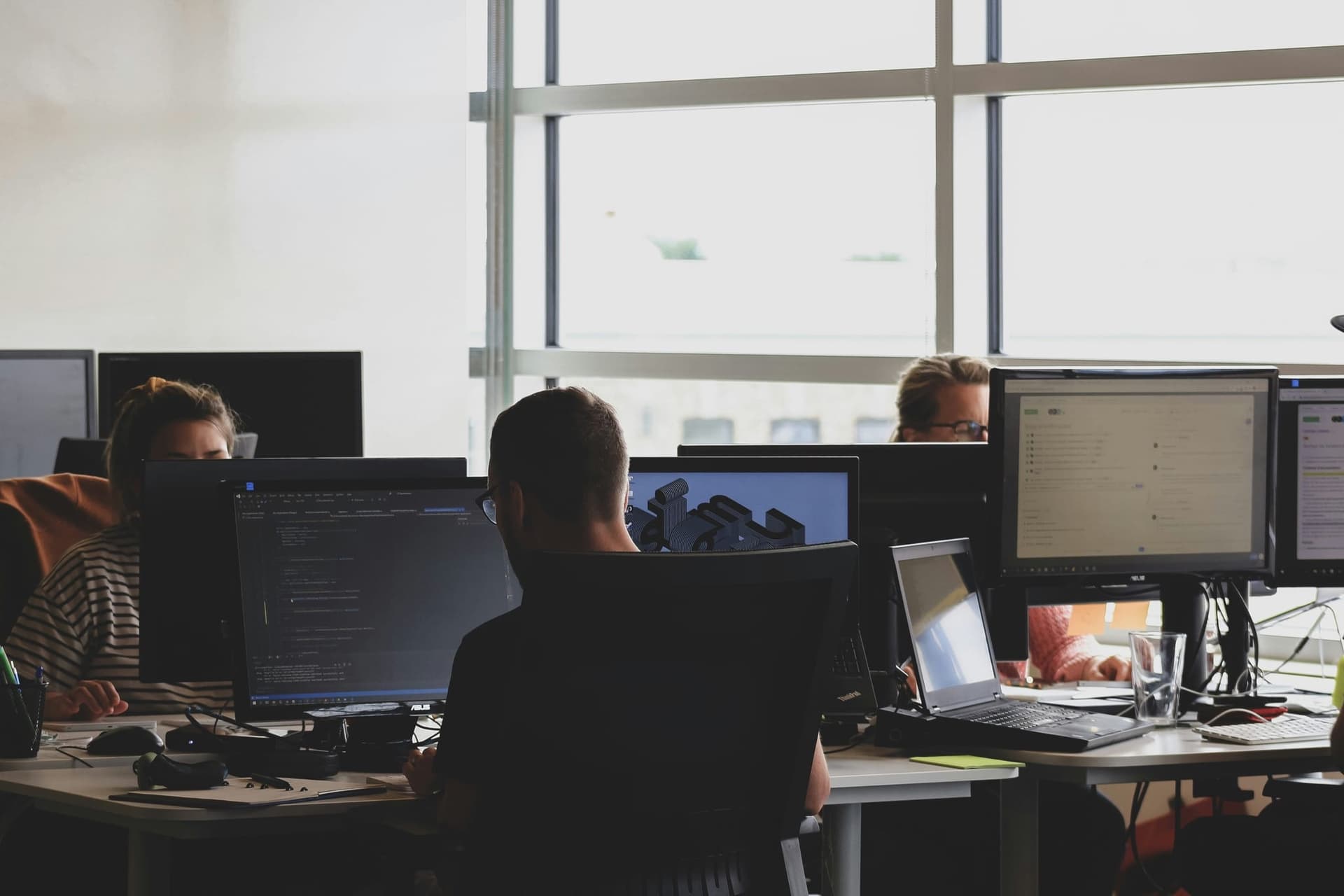 Two people at work — design customers shape what Kemory Business becomes.