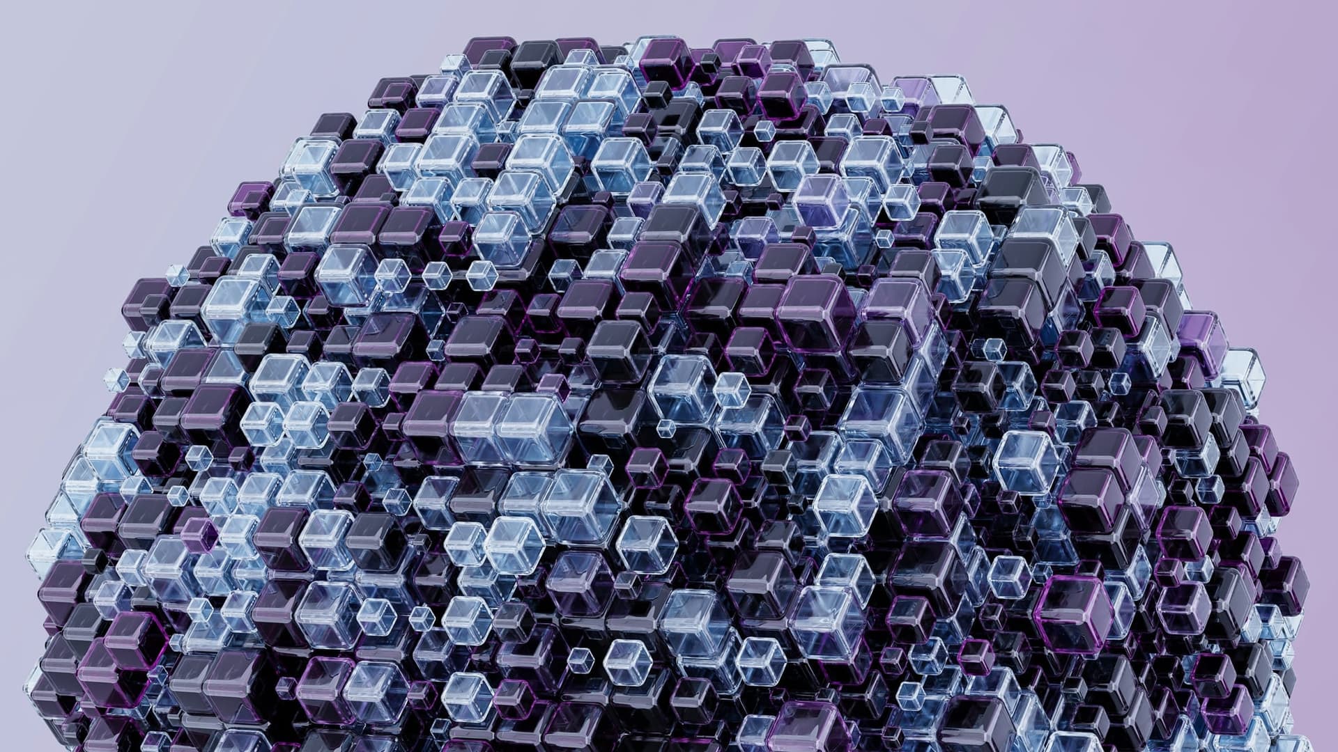 Abstract mesh of light — trust built into the architecture.