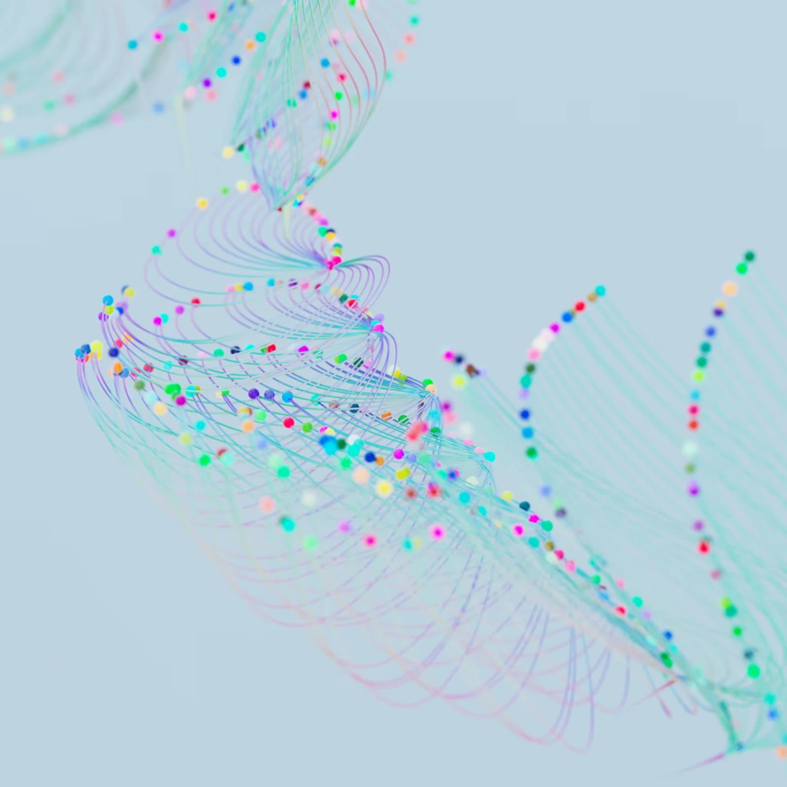 Coloured threads linking into one network — a SeKondBrain for how you work